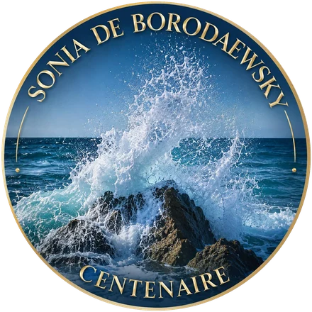 Medalhão do centenário de Sonia de Borodaewsky